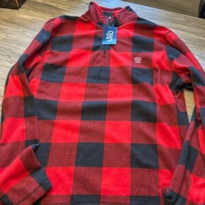Caps Buffalo Plaid quarter zip